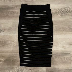 Ted Baker Ribbed knit knee length skirt